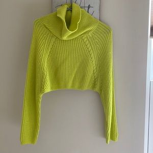 Fashion Nova Cropped Loose Turtle Neck